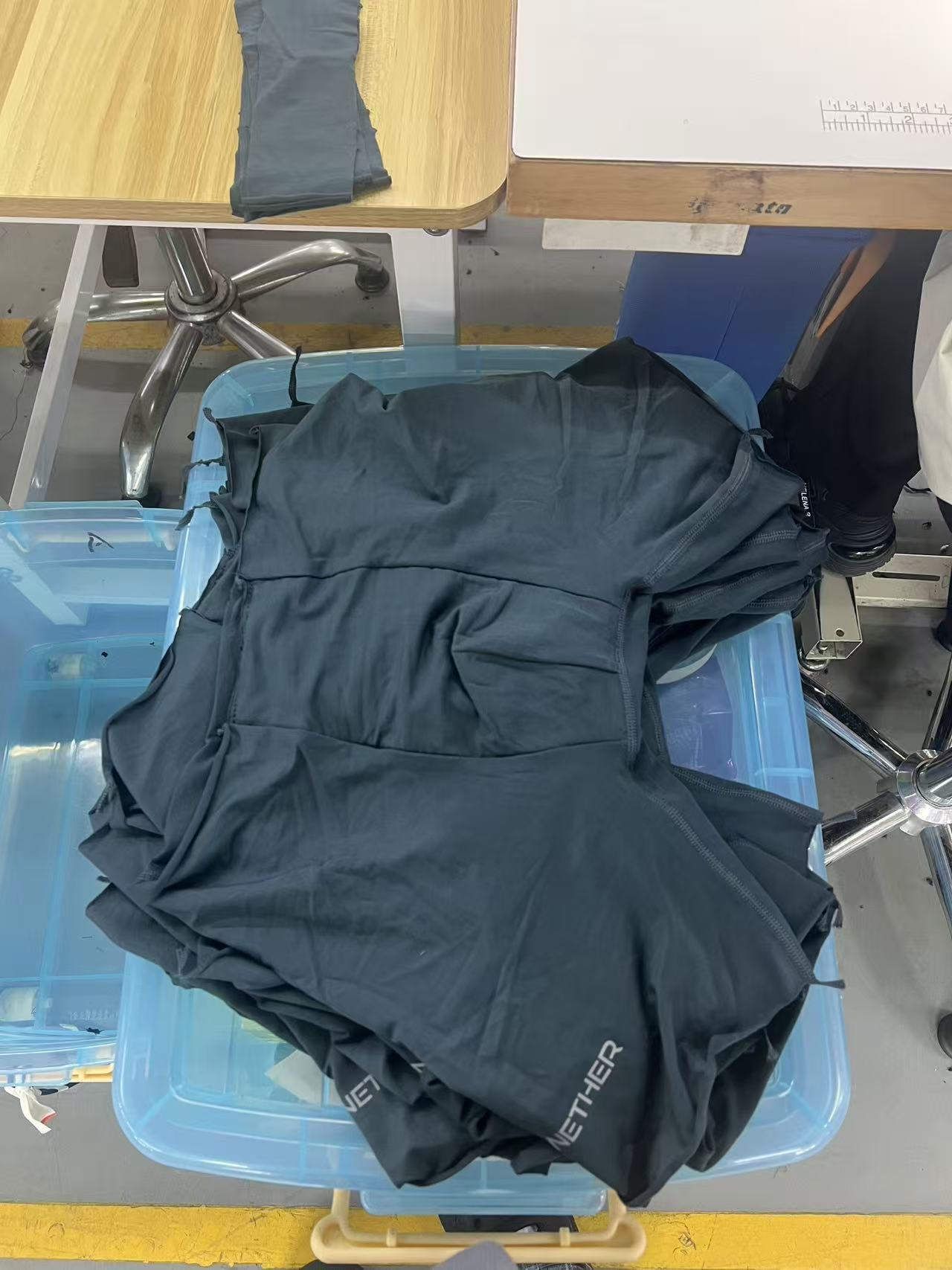 Nether boxer brief on the table ready to be shipped